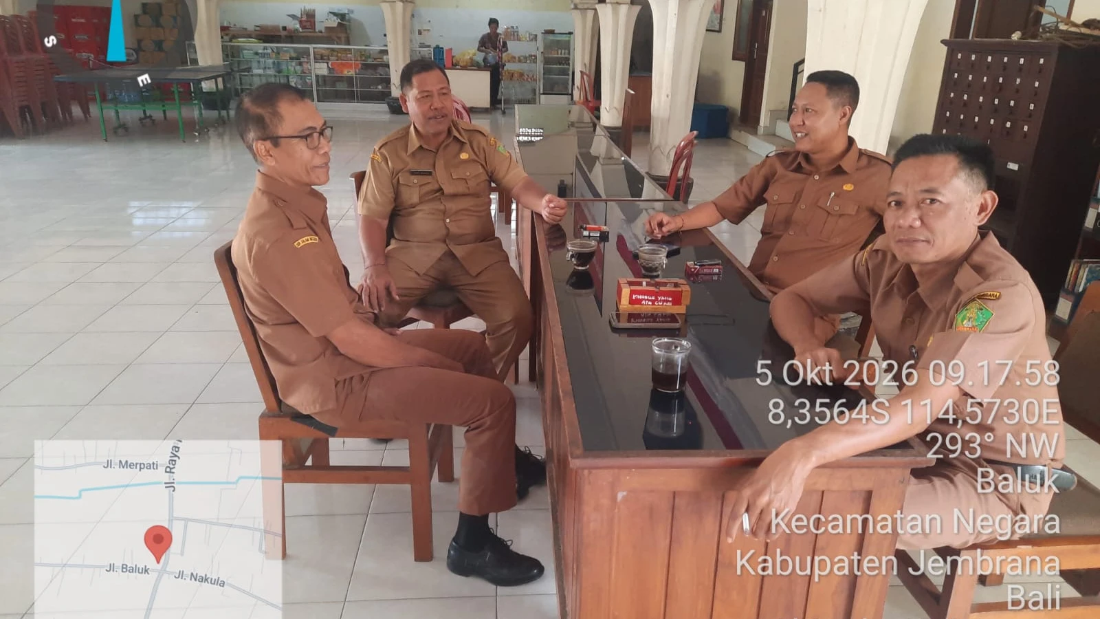 Koordinasi dan Pemantauan Perbaikan Lampu Penerangan Jalan Umum (LPJU) di Wilayah Kecamatan Negara